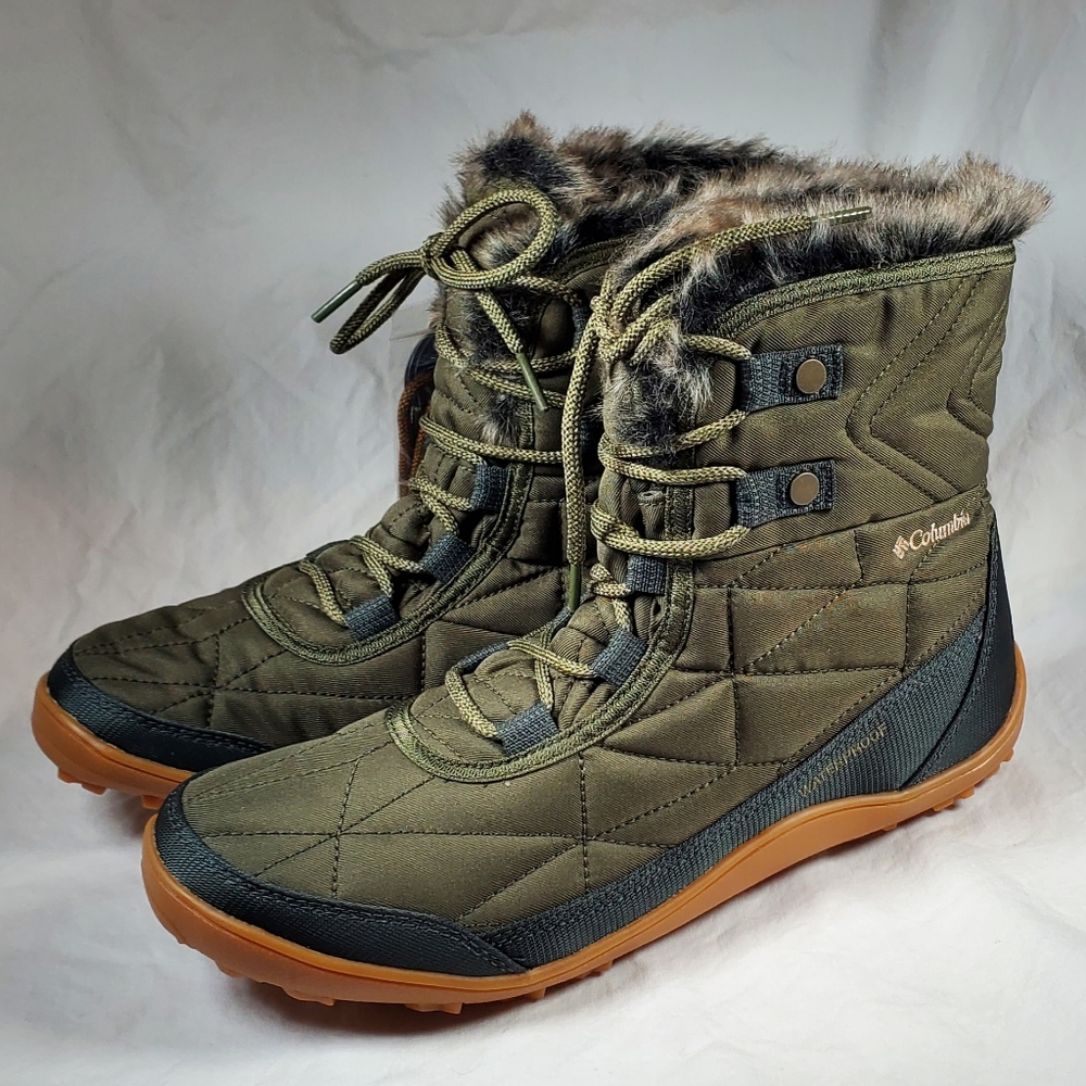 Columbia Minx Shorty III Size 10 Omni-Heat, Waterproof, 200G Insulation